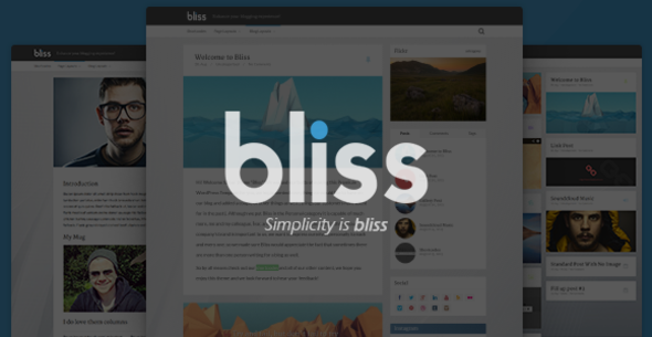 Bliss | Personal Minimalist WordPress Blog Theme - Personal Blog / Magazine
