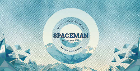 Spaceman - Parallax Design Studio Template - Portfolio Creative