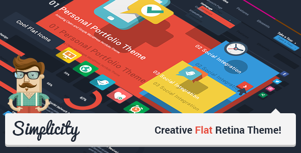 Simplicity - Creative Flat Retina Theme - Creative WordPress