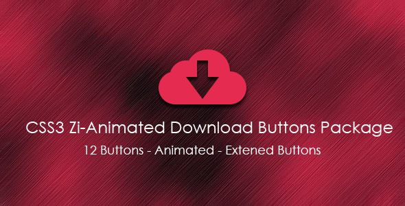 CSS3 Zi-Animated Download Buttons Package - CodeCanyon Item for Sale
