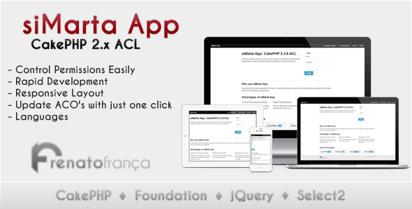 siMarta App: CakePHP 2.x ACL - CodeCanyon Item for Sale