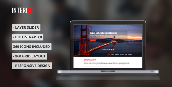 Interion - Responsive One Page HTML Template - Business Corporate