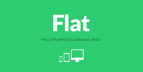 FLAT - Responsive Multipurpose Landing Page - Corporate Landing Pages