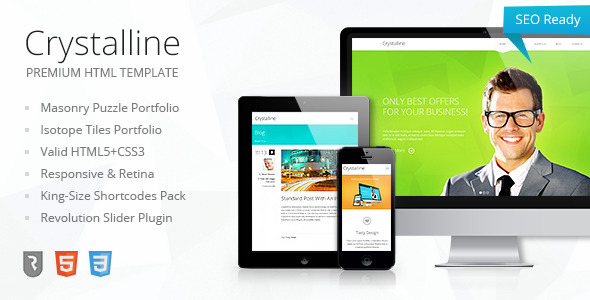 Crystalline - Premium HTML5 Template - Business Corporate