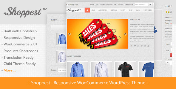 Shoppest - Responsive WooCommerce WordPress Theme - Shopping Retail