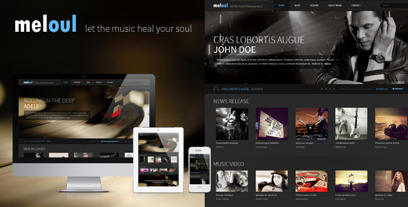 Meloul - Music and Band HTML5 Template - Music and Bands Entertainment