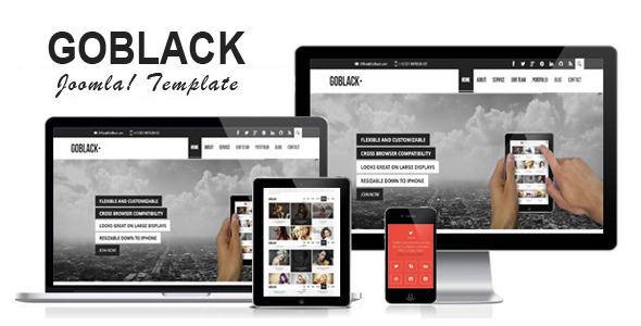 Goblack - Multi-Purpose Joomla Template - Portfolio Creative
