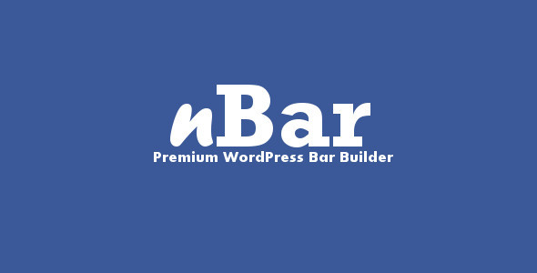nBar - Premium WordPress Bar Builder - CodeCanyon Item for Sale