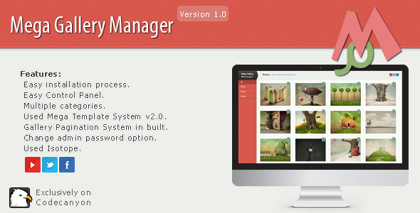 Mega Gallery Manager - CodeCanyon Item for Sale