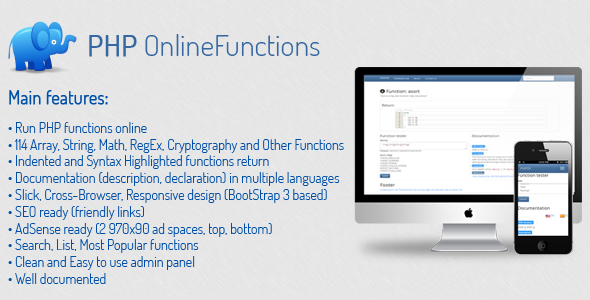 "PHPOF" - Online PHP Functions - CodeCanyon Item for Sale