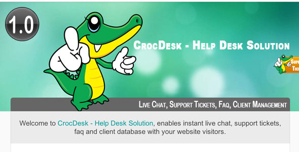 CrocDesk - Help Desk Solution - CodeCanyon Item for Sale