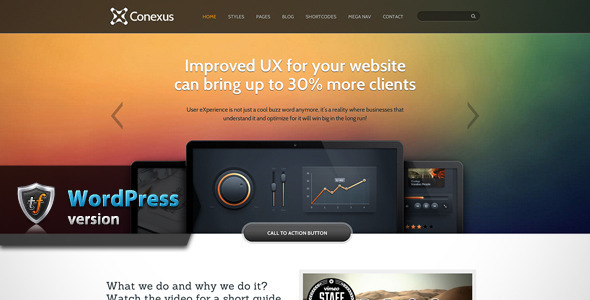 Conexus - Responsive WordPress Theme - Marketing Corporate