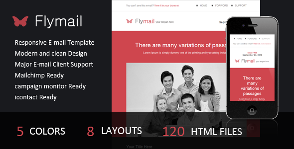 Flymail - Responsive E-mail Template