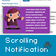 Responsive Scrolling Notification WordPress Plugin - CodeCanyon Item for Sale