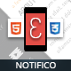 Notifico Mobile Retina | HTML5 &amp; CSS3 And iWebApp - ThemeForest Item for Sale