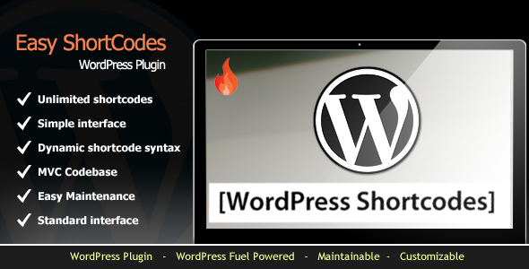 Easy Shortcode Manager - WordPress Plugin - CodeCanyon Item for Sale