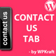 Contact us Tab Menu - WordPress Plugin - CodeCanyon Item for Sale