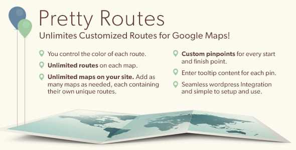 Pretty Routes: Add Routes to Google Maps - CodeCanyon Item for Sale