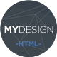 MYDesign - Onepage Multipurpose Flat HTML Template - ThemeForest Item for Sale