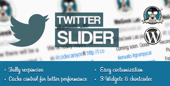Twitter slider & User card for WordPress - CodeCanyon Item for Sale