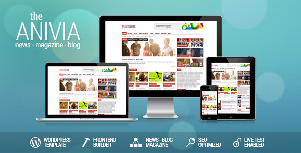 Anivia - News, Magazine, Blog WordPress Template - Blog / Magazine WordPress