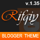Rifqiy - Responsive Magazine/News Blogger Template - ThemeForest Item for Sale