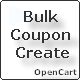 Bulk Coupon Create for OpenCart - CodeCanyon Item for Sale
