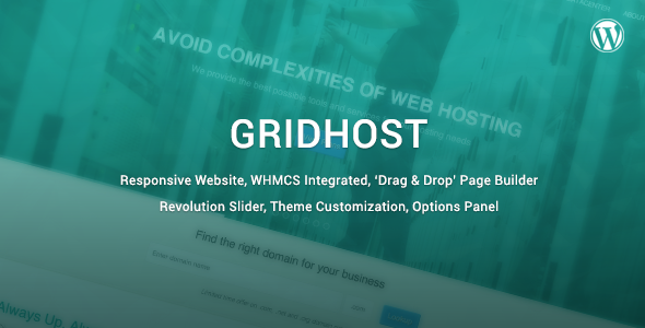 GridHost - Responsive Hosting WordPress Theme - Hosting Technology