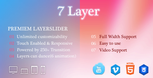 7 Layer - Responsive LayerSlider - CodeCanyon Item for Sale