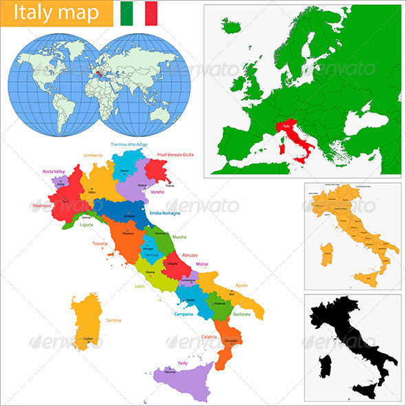 free clipart map of italy - photo #42