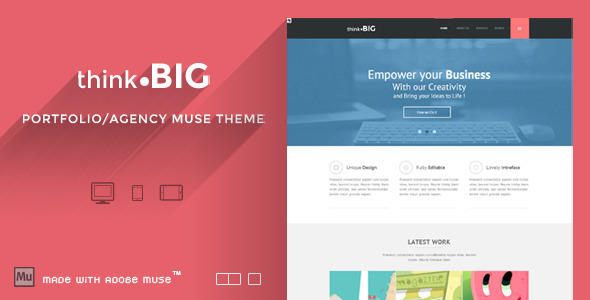 Think Big - Creative Muse Theme - Creative Muse Templates