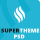 Super | One Page PSD - ThemeForest Item for Sale