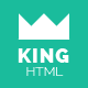 King - Unique HTML Template - ThemeForest Item for Sale