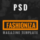 Fashioniza - Ultimate Fashion Magazine PSD - ThemeForest Item for Sale