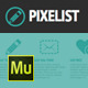 Pixelist Muse Template | One page portfolio - ThemeForest Item for Sale
