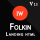 Folkin-Creative/Corporate Html5/Css3 Landing Page - ThemeForest Item for Sale