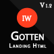 Gotten - Multipurpose Landing Html5/Css3 Template - ThemeForest Item for Sale