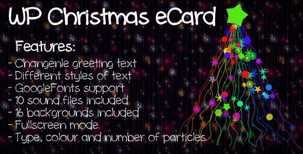 WP Christmas eCard - CodeCanyon Item for Sale