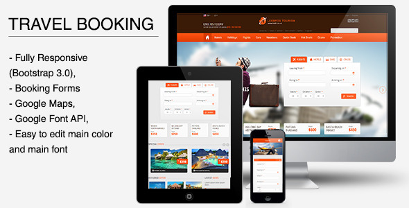 The Travel Booking - Responsive HTML Template
