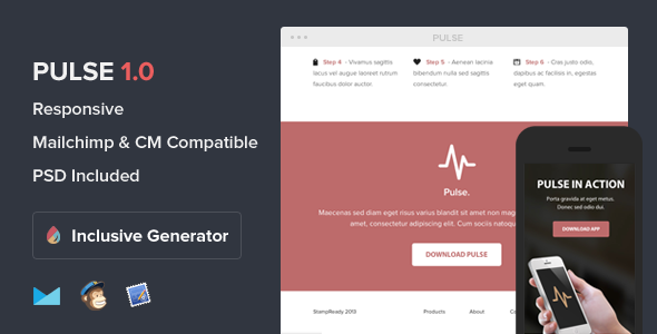 Pulse - Responsive Email With Template Builder - Email Templates Marketing