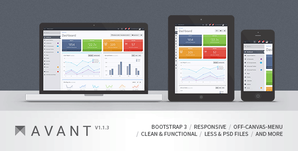 Avant - Clean and Responsive Bootstrap 3 Admin