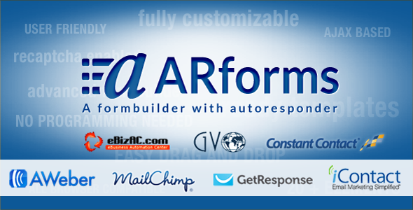ARForms - Exclusive WordPress Form Builder Plugin - CodeCanyon Item for Sale