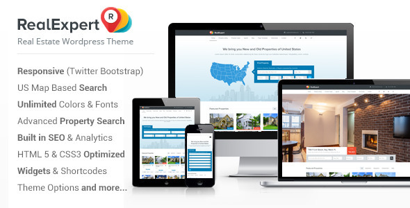 Real Expert - Responsive Real Estate WP Theme - Business Corporate