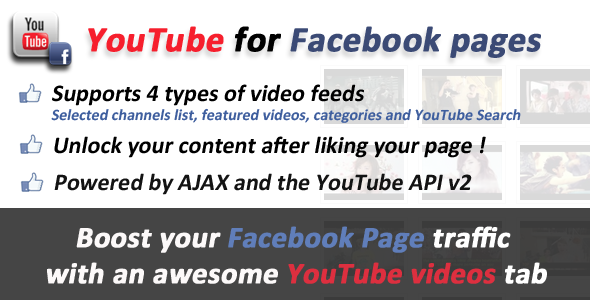YouTube videos for Facebook Pages Tabs - CodeCanyon Item for Sale