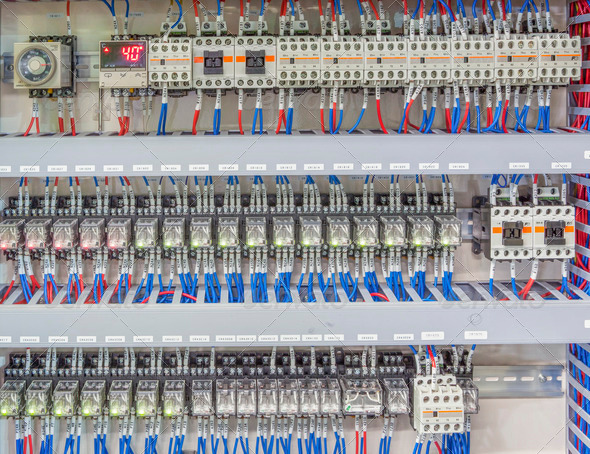 automation panel board - Stock Photo - Images