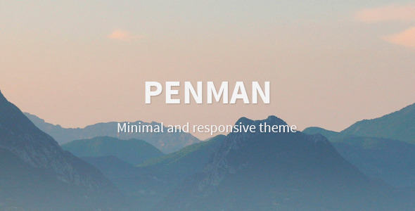Penman - Minimal Responsive Ghost Theme - Ghost Themes Blogging