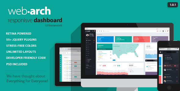 Webarch - Responsive Admin Dashboard Template