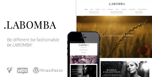 Labomba - Responsive Multipurpose Wordpress Theme