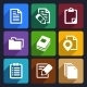 Documents and Folders Flat Icons Set 19