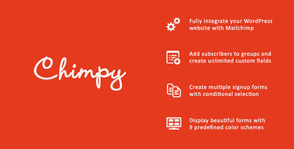 Chimpy - MailChimp WordPress Plugin - CodeCanyon Item for Sale